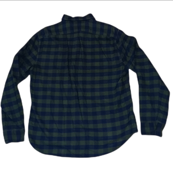 J.Crew Flannel Button Down Top Size L - Picture 4 of 6